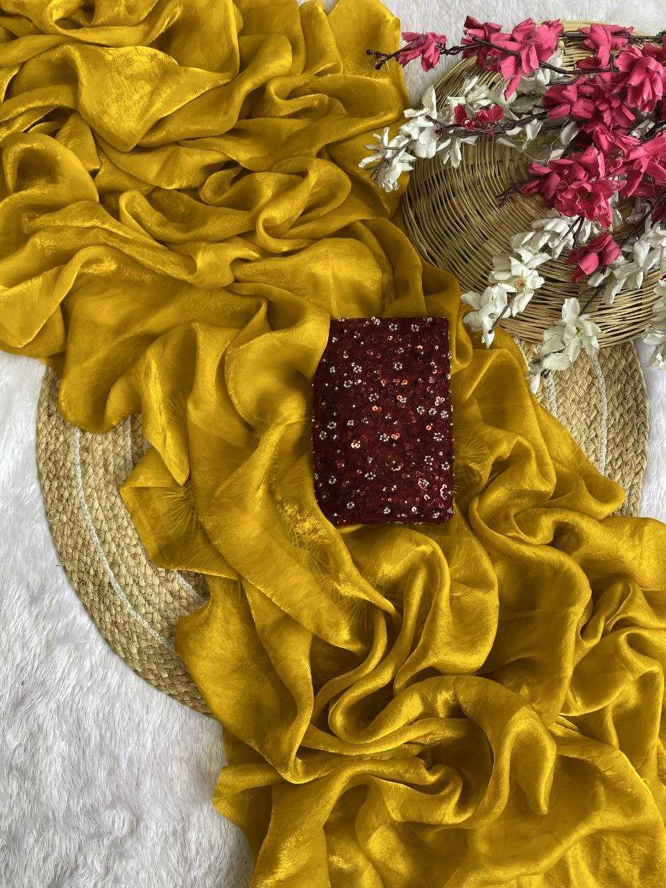 Ynf Space Silk RIN216 Jiya Sarees Silk Sarees Festive Collections Wholesale Designer Sarees Party Wear Sarees Silk Sarees With Blouse Manufacturer
