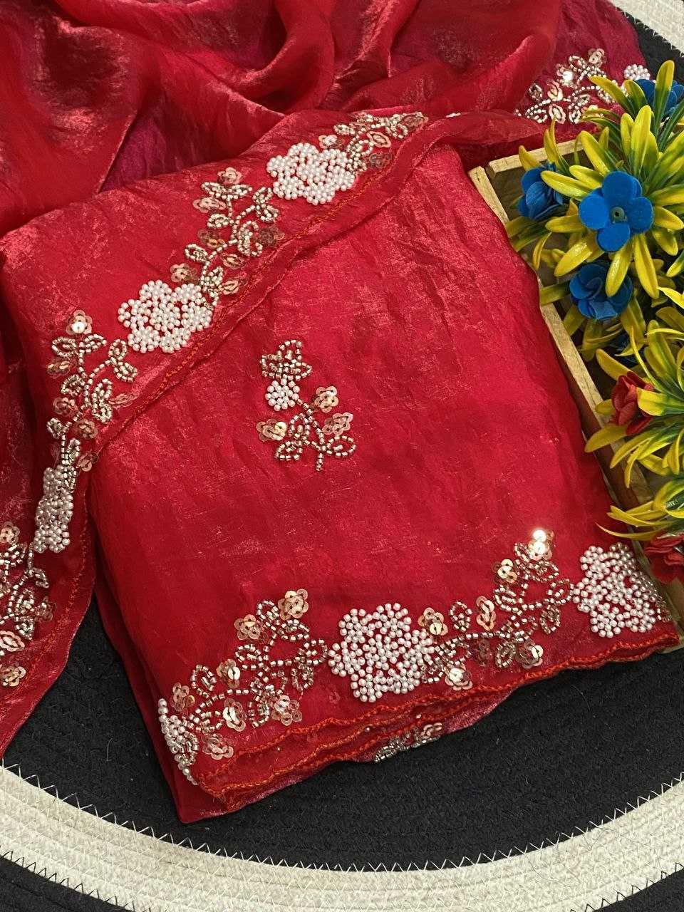 Ynf Space Silk RIN216 MAHI Sarees Wedding Collections Festive Collections Wholesale Sequence Sarees Silk Sarees Sarees With Blouse Manufacturer