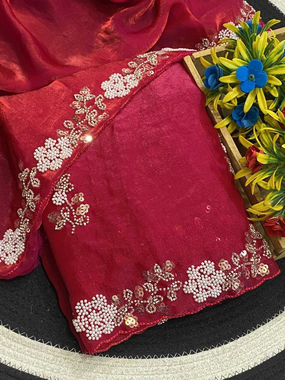 Ynf Space Silk RIN216 MAHI Sarees Wedding Collections Festive Collections Wholesale Sequence Sarees Silk Sarees Sarees With Blouse Manufacturer