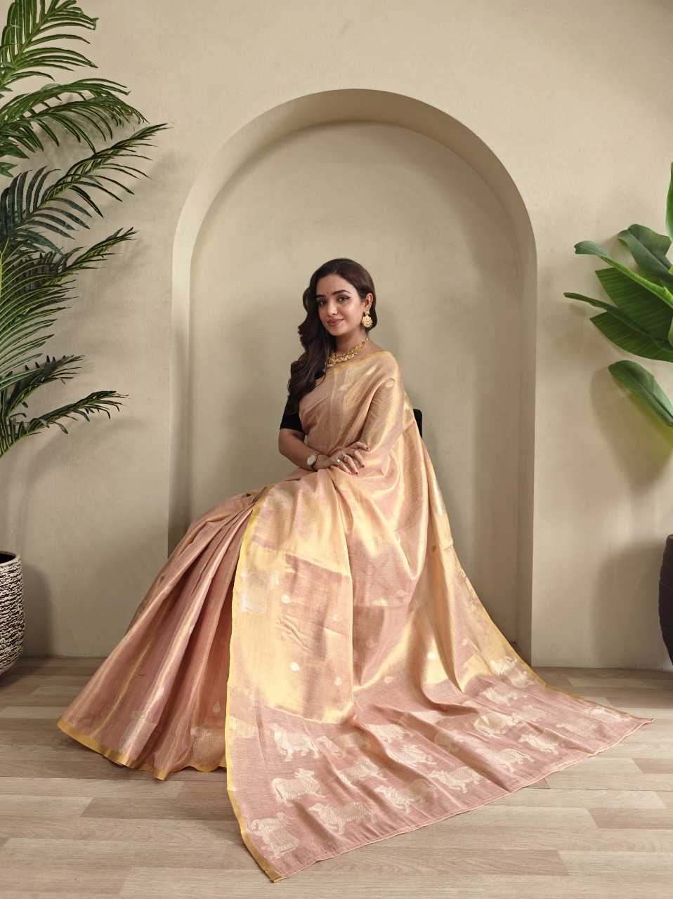 Ynf Tissue RIN197 3015 Sarees Wholesale Designer Sarees Fancy Sarees Bridal Sarees Manufacturer