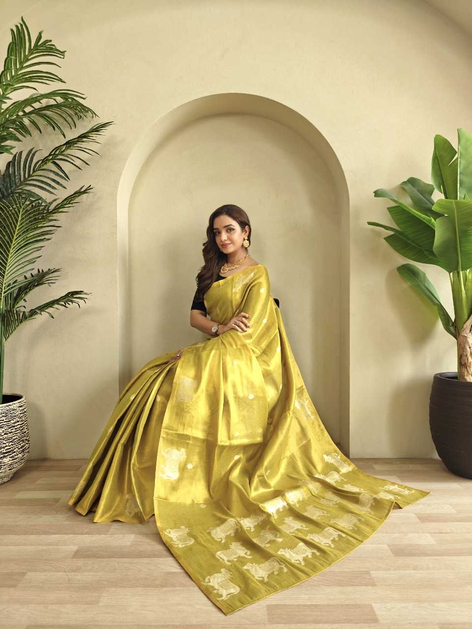 Ynf Tissue RIN197 3015 Sarees Wholesale Designer Sarees Fancy Sarees Bridal Sarees Manufacturer