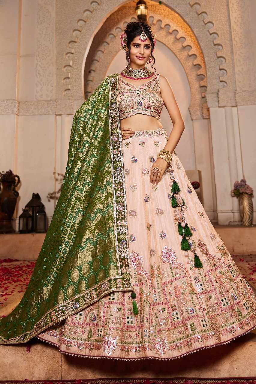 Ynf Tissue RIN197 3022 Lehengas Wholesale Designer Lehenga Bridal Lehenga Embroidered Lehenga Manufacturer