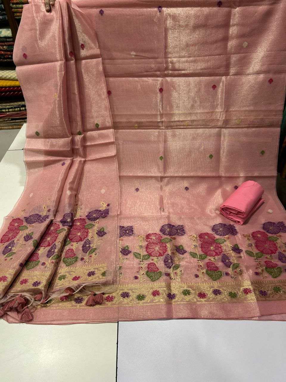 Ynf Tissue Silk KESH532 SALWAR Suits & Dresses Wedding Collections Festive Collections Wholesale Unstitched Suits Ladies Salwar Suits Ladies Silk Suit Manufacturer