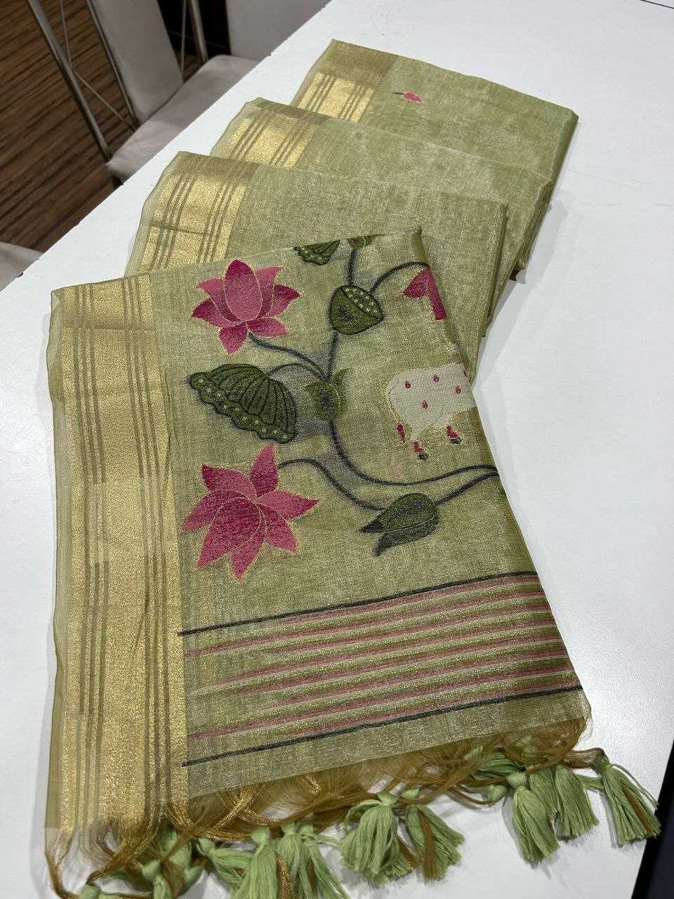 Ynf Tissue Silk KESH532 TISSUE SILK 2 Sarees Wedding Collections Festive Collections Wholesale Tissue Silk Saree Zari Border Sarees Traditional Sarees Manufacturer