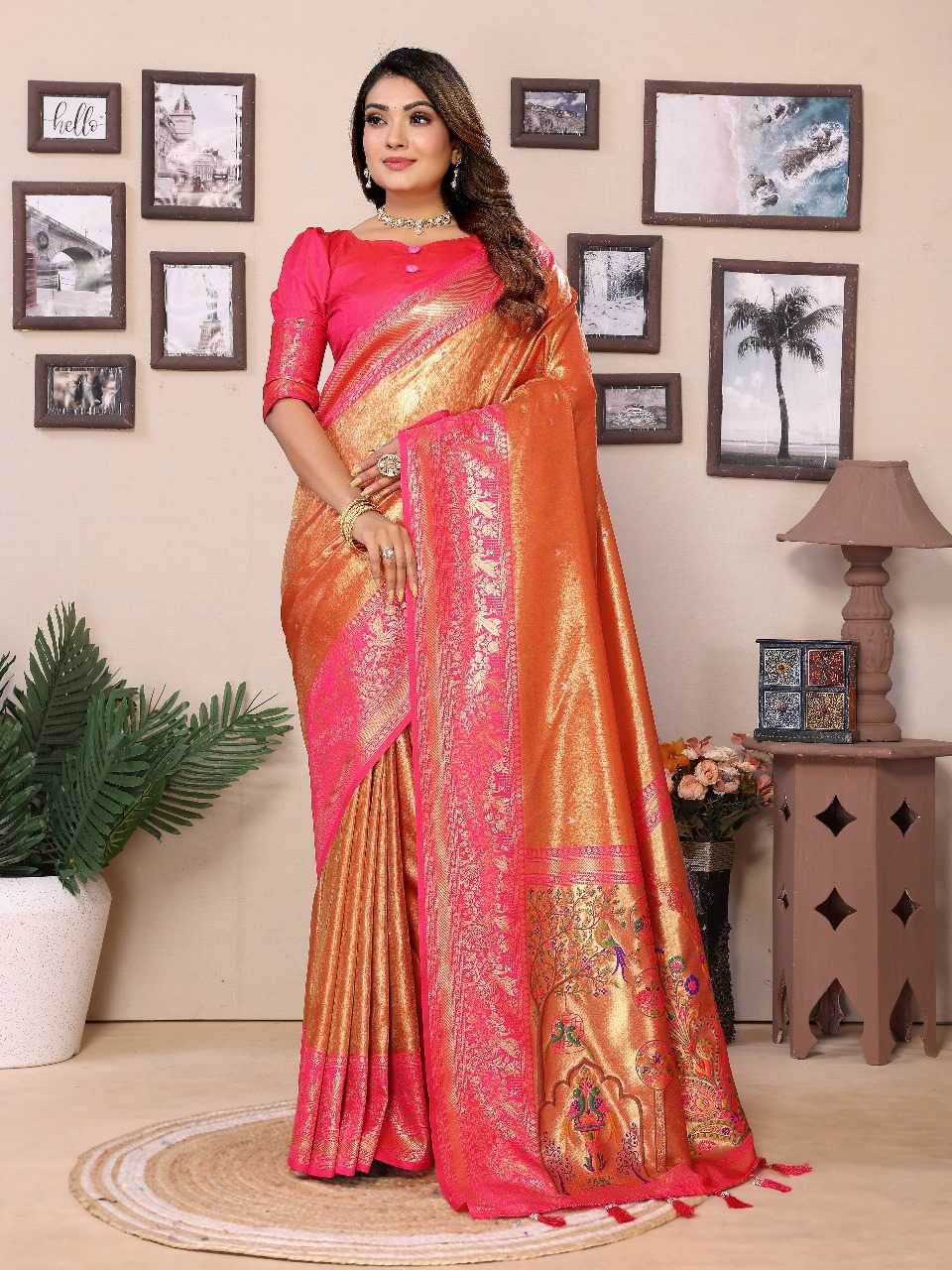 Ynf Tissue Silk RIN144 Vantara Silk Sarees Wholesale Banarasi Silk Sarees Designer Silk Sarees Silk Sarees For Weddings Manufacturer