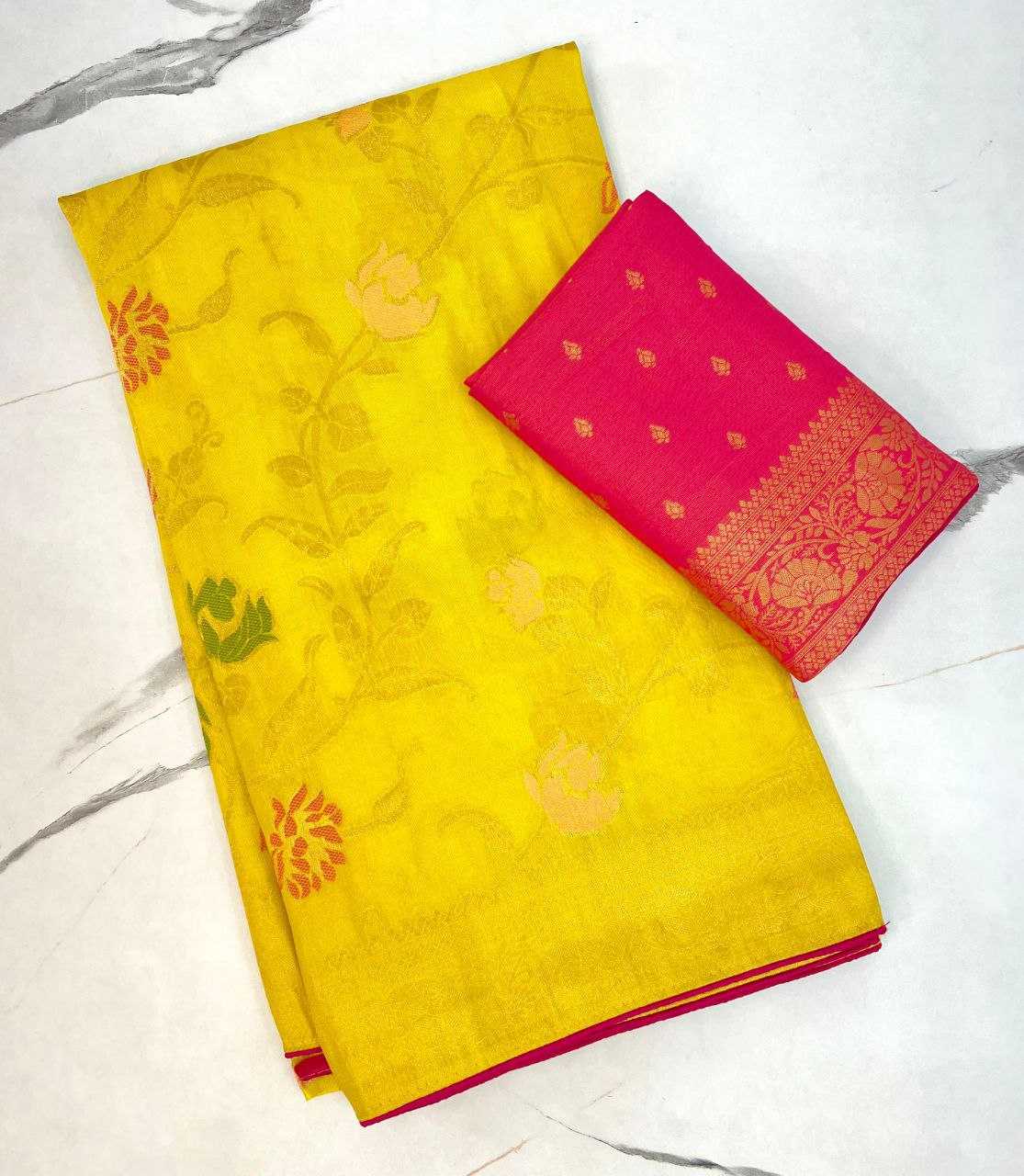 Ynf Tissue Silk RIN225 924 Sarees Wedding Collections Festive Collections Wholesale Tissue Silk Saree Festive Sarees Sarees With Blouse Manufacturer