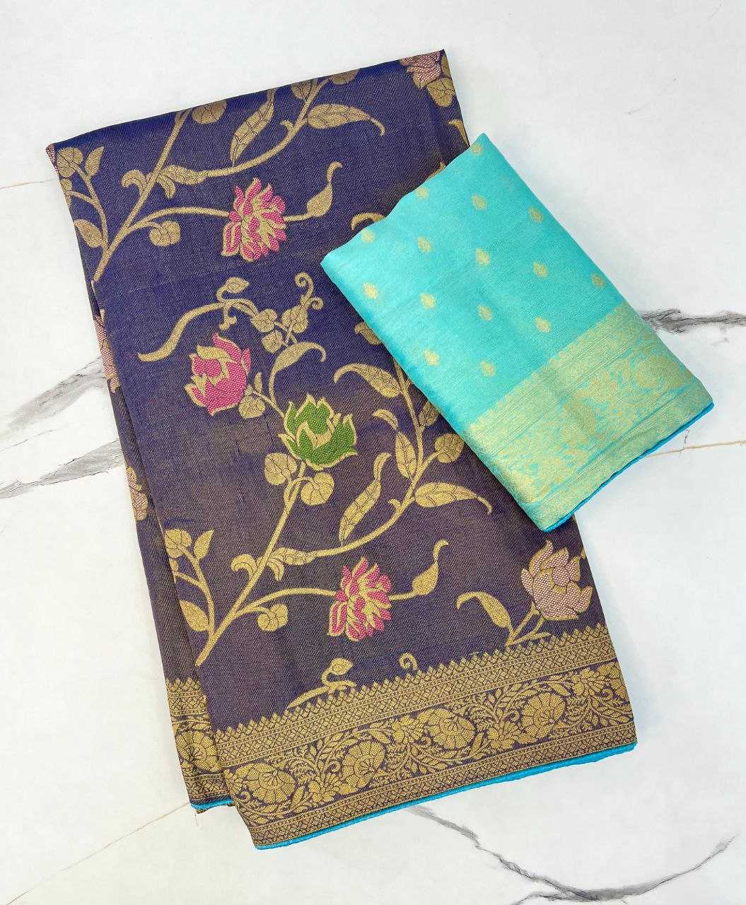 Ynf Tissue Silk RIN225 924 Sarees Wedding Collections Festive Collections Wholesale Tissue Silk Saree Festive Sarees Sarees With Blouse Manufacturer
