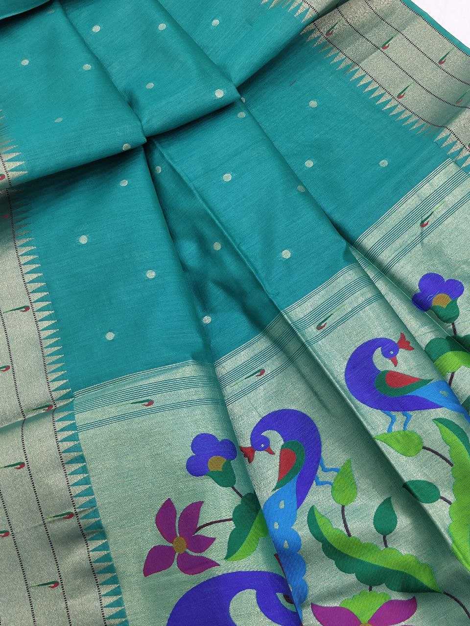 Ynf Tussar Silk KESH505 Antarang Paithani Sarees Wholesale Designer Sarees Party Wear Sarees Traditional Sarees Manufacturer