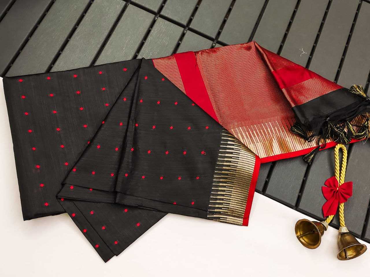 Ynf Tussar Silk KESH505 ELISHA TEMPLE Sarees Wedding Collections Festive Collections Wholesale Traditional Sarees Tussar Sarees Sarees With Blouse Manufacturer