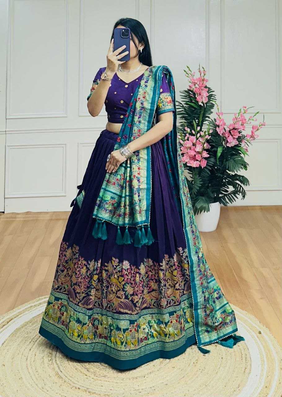Ynf Tussar Silk KESH511 MAYURI Festive Collections Wholesale Navratri Chaniya Choli Manufacturer