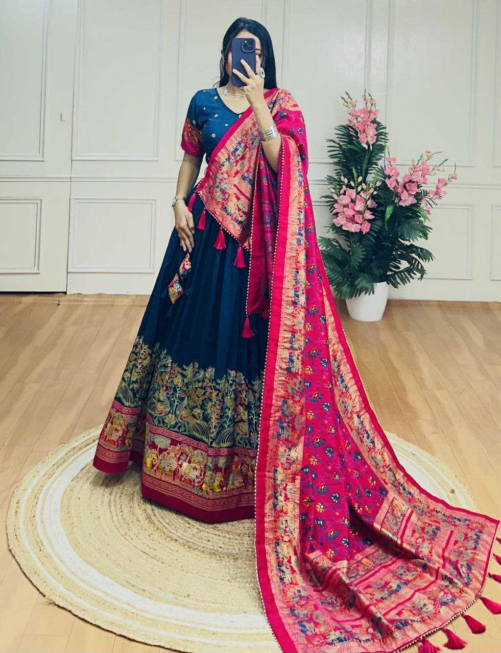 Ynf Tussar Silk KESH511 MAYURI Festive Collections Wholesale Navratri Chaniya Choli Manufacturer