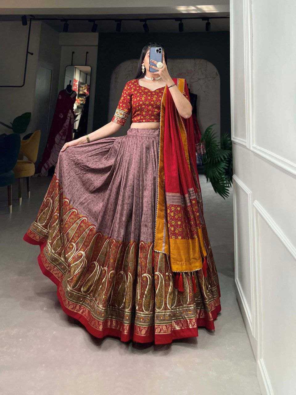 Ynf Tussar Silk KESH511 MENGO Festive Collections Wholesale Navratri Chaniya Choli Manufacturer