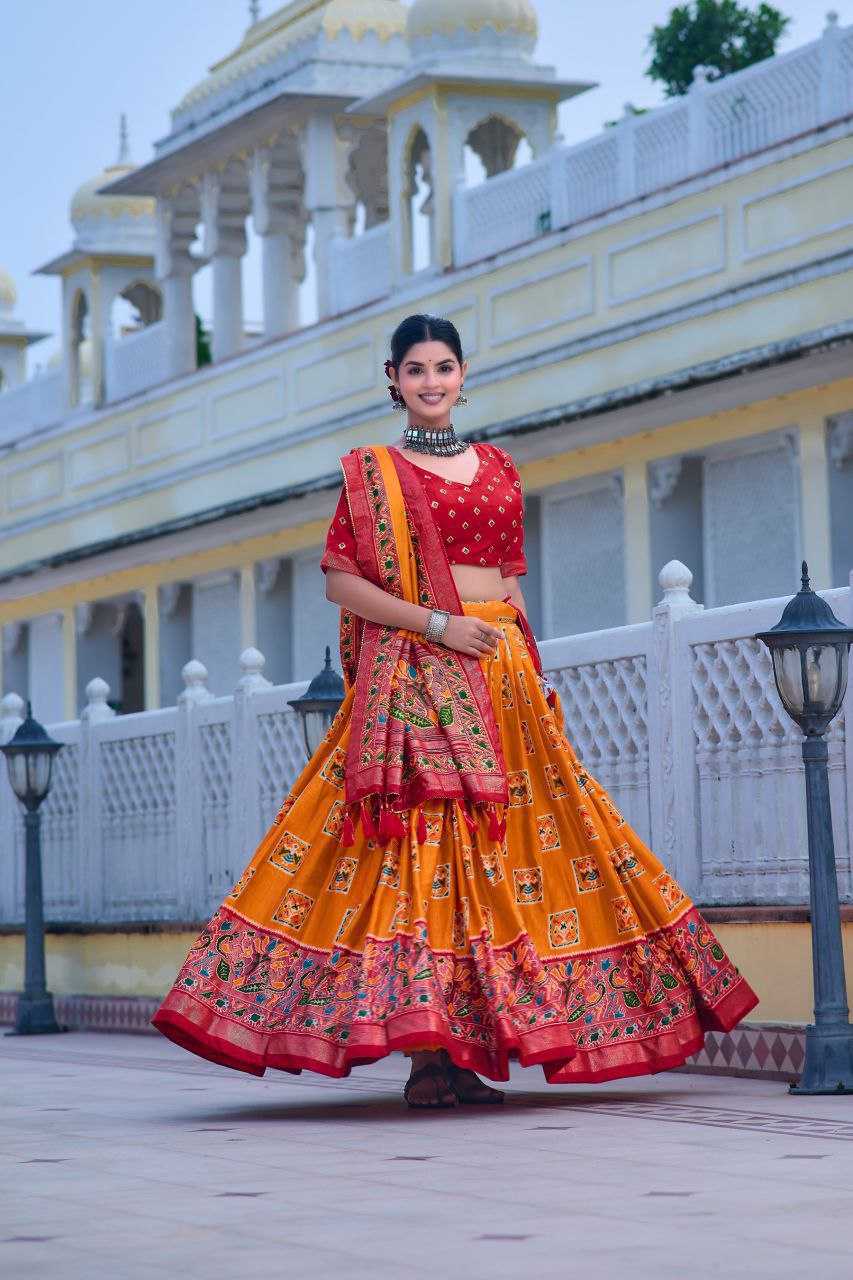Ynf Tussar Silk KESH511 Mor Festive Collections Wholesale Navratri Chaniya Choli Manufacturer