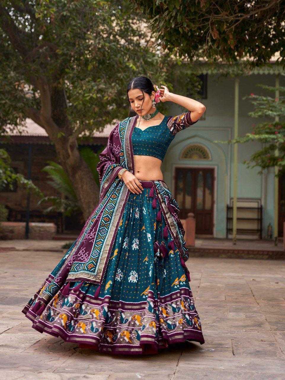 Ynf Tussar Silk KESH511 Panchi Lehengas Wholesale Designer Lehenga Traditional Lehenga Printed Lehenga Manufacturer