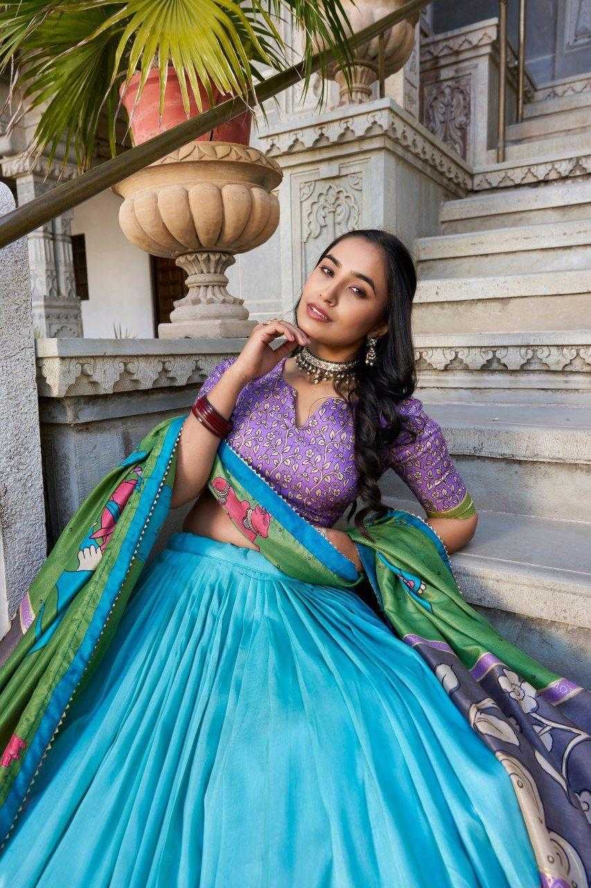 Ynf Tussar Silk KESH511 square box Lehengas Wholesale Designer Lehenga Traditional Lehenga Printed Lehenga Manufacturer