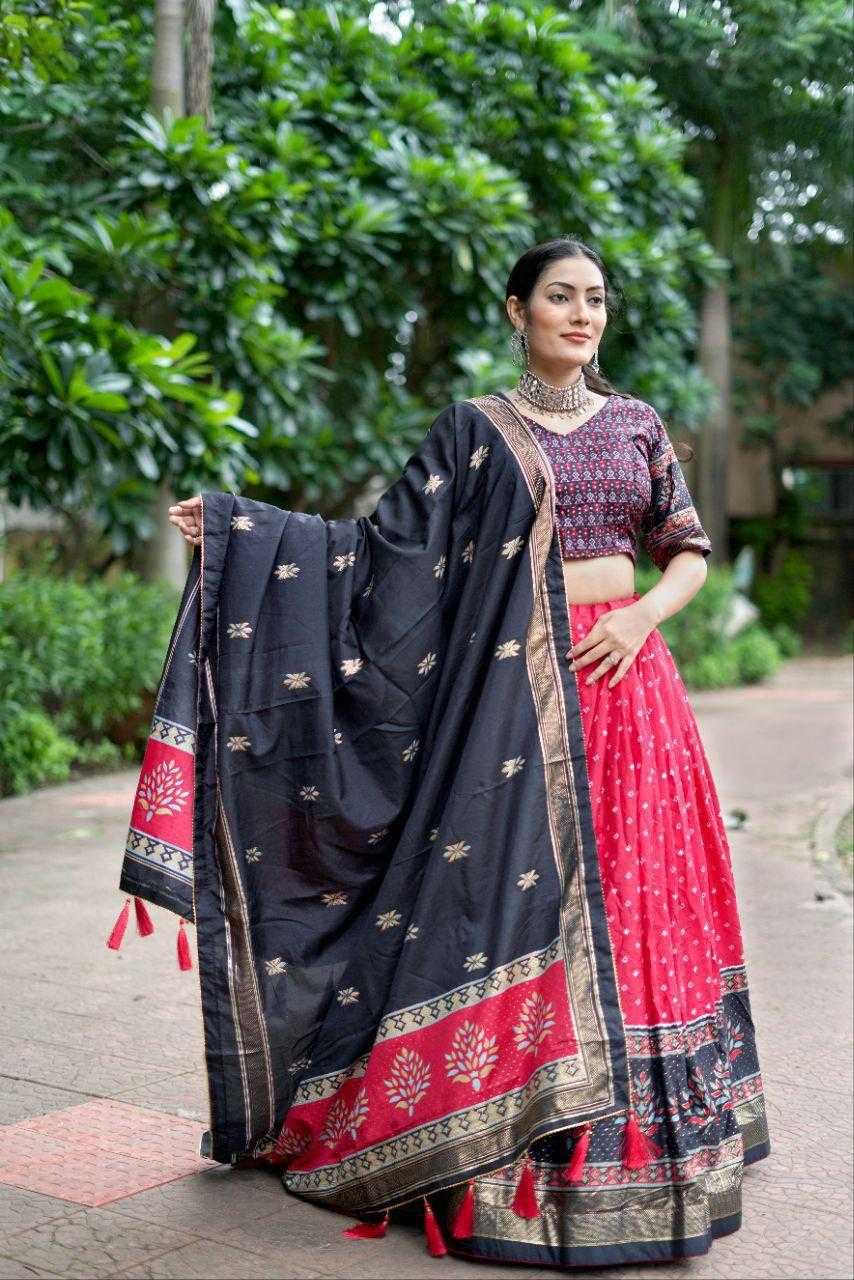 Ynf Tussar Silk KESH511 Tree bandhni Lehengas Wholesale Designer Lehenga Traditional Lehenga Printed Lehenga Manufacturer