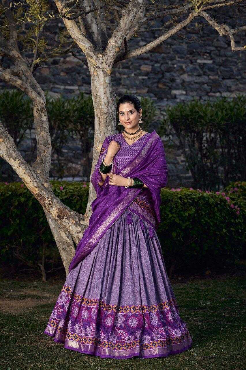 Ynf Tussar Silk KESH511 Tulsi Lehengas Wholesale Designer Lehenga Traditional Lehenga Printed Lehenga Manufacturer