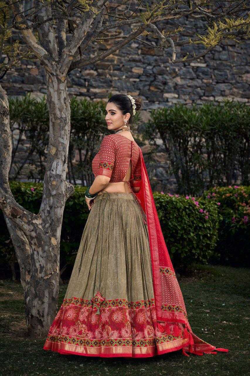 Ynf Tussar Silk KESH511 Tulsi Lehengas Wholesale Designer Lehenga Traditional Lehenga Printed Lehenga Manufacturer