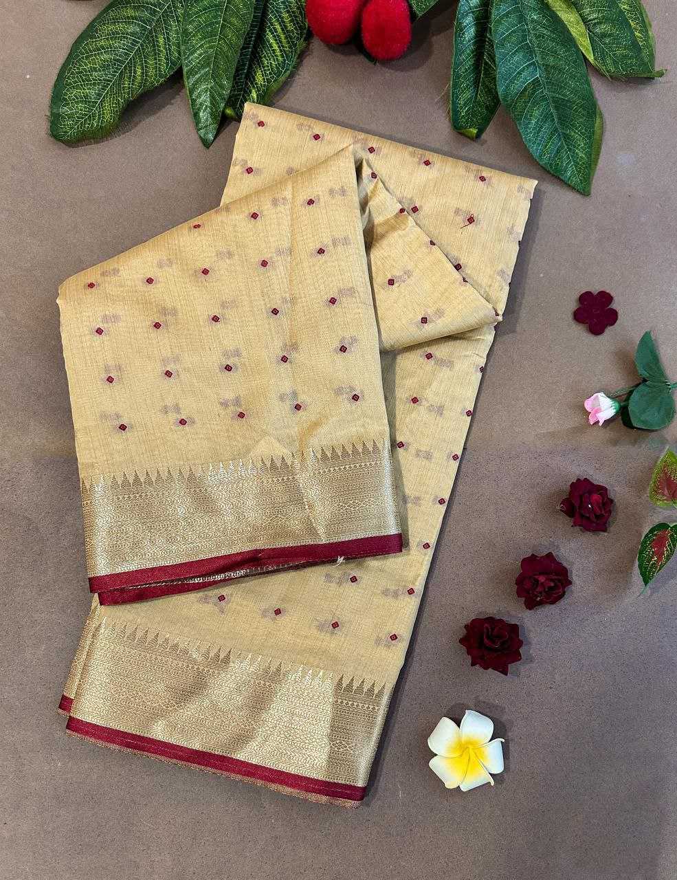 Ynf Tussar Silk KESH532 ELISHA TEMPLE 2 Sarees Wholesale Designer Sarees Party Wear Sarees Fancy Sarees Manufacturer