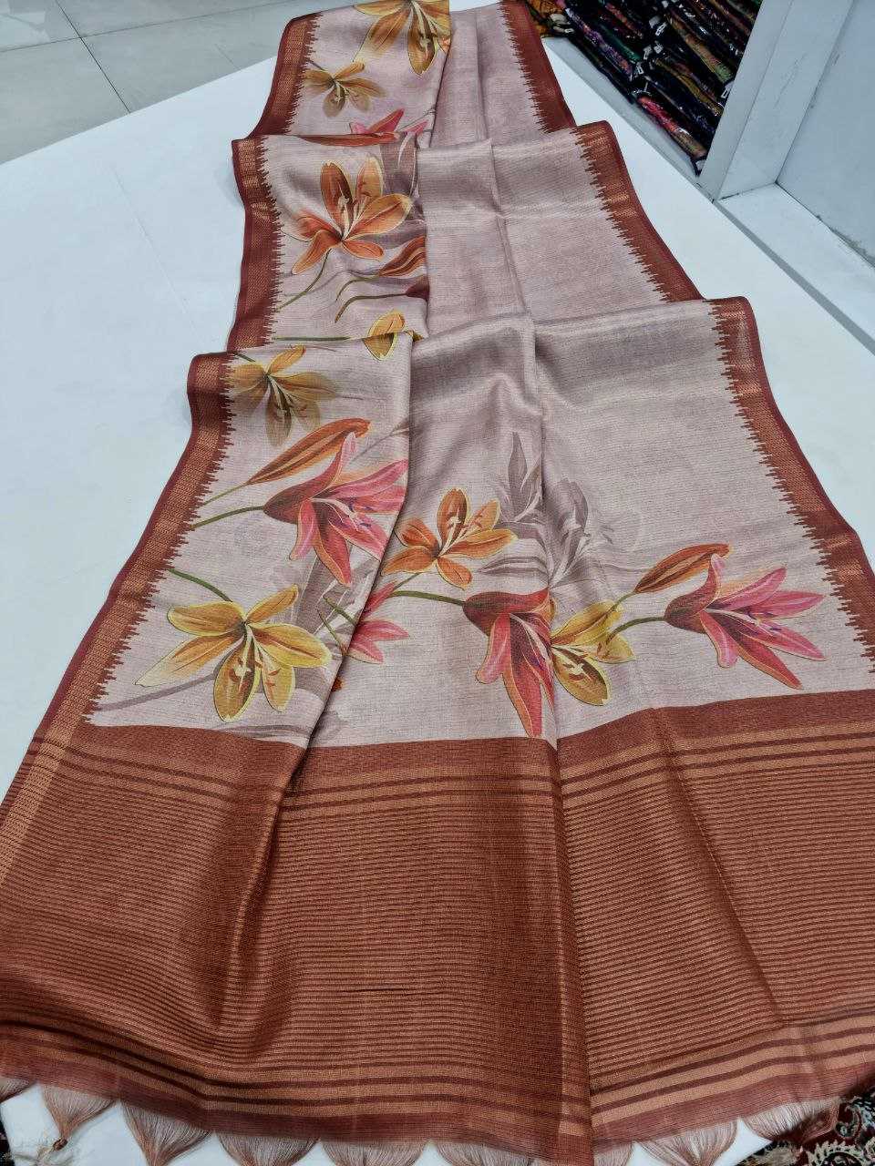 Ynf Tussar Silk KESH532 Maheshwari Sarees Wholesale Designer Sarees Party Wear Sarees Fancy Sarees Manufacturer