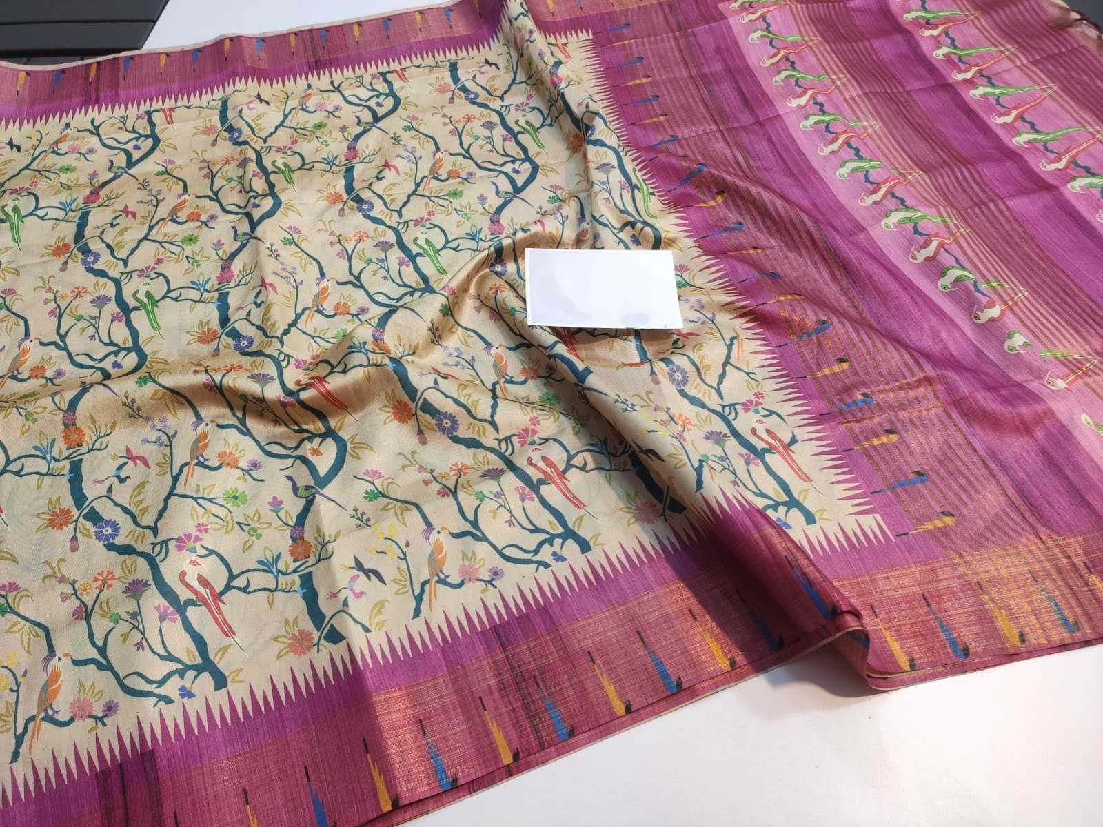 Ynf Tussar Silk KESH532 RIVERA Silk Sarees Wholesale Tussar Silk Sarees Printed Silk Saree Fancy Printed Silk Sarees Manufacturer