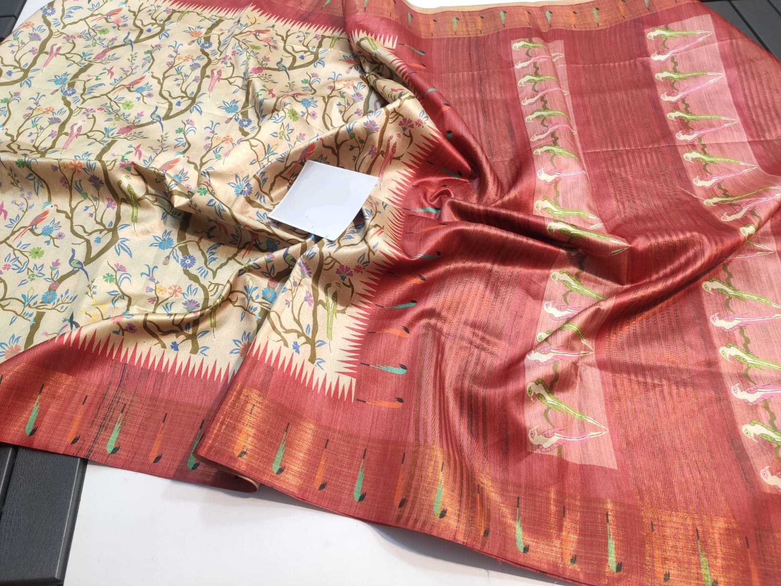 Ynf Tussar Silk KESH532 RIVERA Silk Sarees Wholesale Tussar Silk Sarees Printed Silk Saree Fancy Printed Silk Sarees Manufacturer