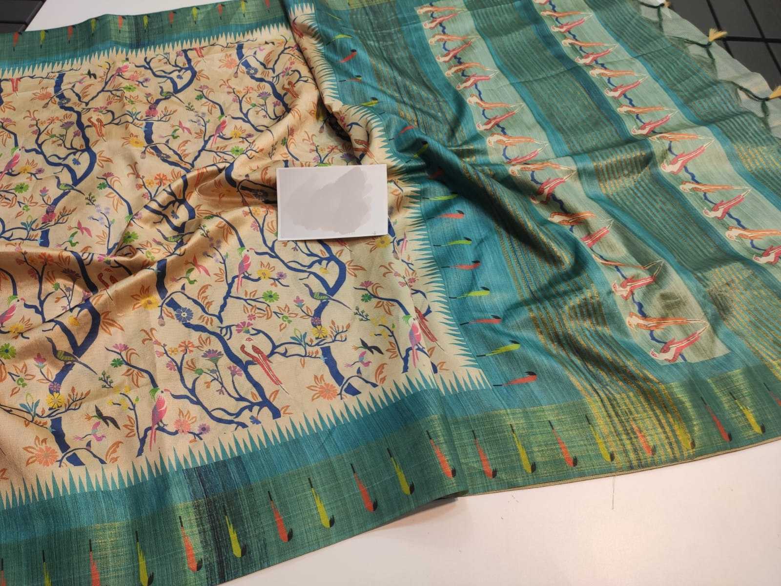 Ynf Tussar Silk KESH532 RIVERA Silk Sarees Wholesale Tussar Silk Sarees Printed Silk Saree Fancy Printed Silk Sarees Manufacturer