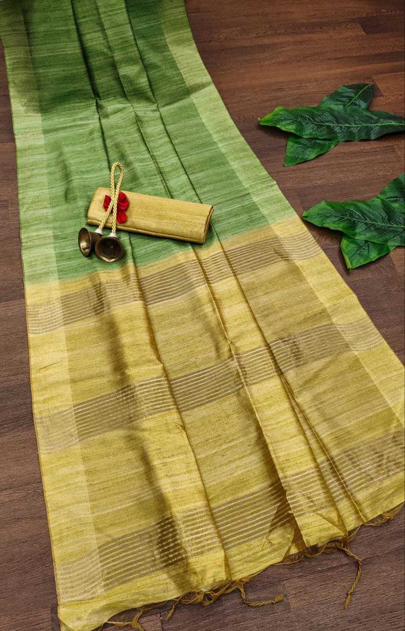 Ynf Tussar Silk KESH532 SAKHI PLAIN Silk Sarees Wholesale Soft Silk Sarees Tussar Silk Sarees Traditional Silk Sarees Manufacturer