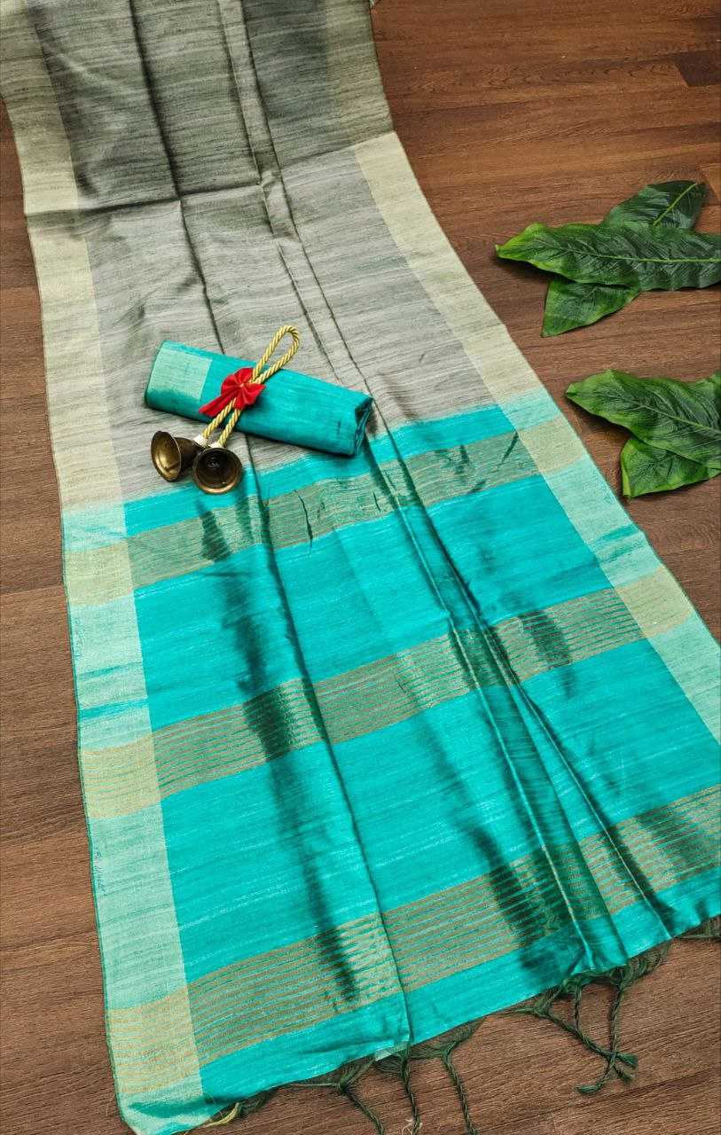 Ynf Tussar Silk KESH532 SAKHI PLAIN Silk Sarees Wholesale Soft Silk Sarees Tussar Silk Sarees Traditional Silk Sarees Manufacturer