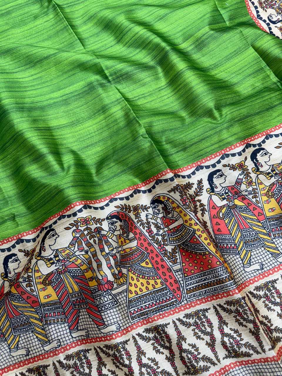 Ynf Tussar Silk KESH532 YOGITA 110 Silk Sarees Wholesale Kalamkari Silk Sarees Manufacturer