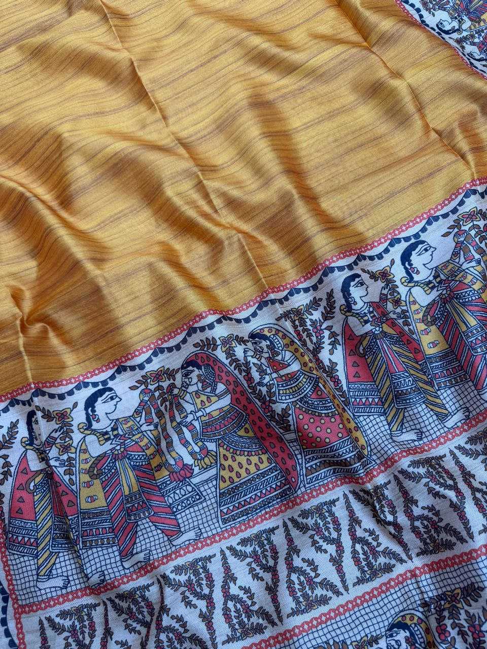 Ynf Tussar Silk KESH532 YOGITA 110 Silk Sarees Wholesale Kalamkari Silk Sarees Manufacturer