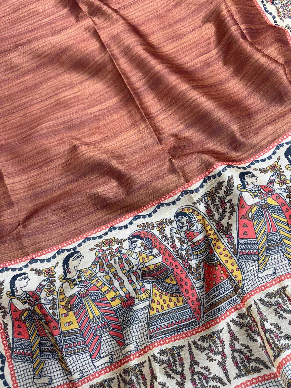 Ynf Tussar Silk KESH532 YOGITA 110 Silk Sarees Wholesale Kalamkari Silk Sarees Manufacturer