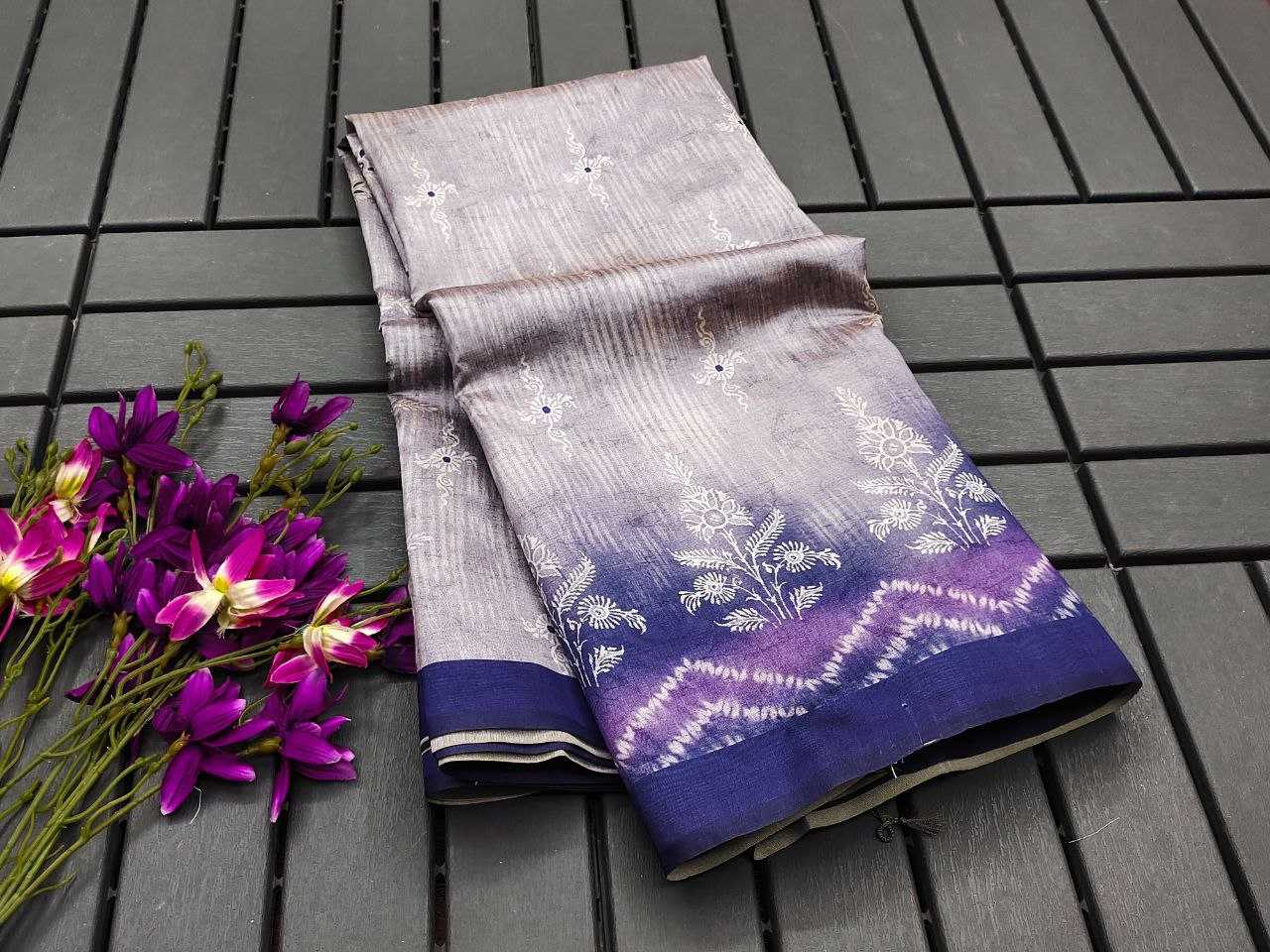Ynf Tussar Silk KESH532 YOGITA 114 Sarees Wedding Collections Festive Collections Wholesale Floral Sarees Traditional Sarees Tussar Sarees Manufacturer