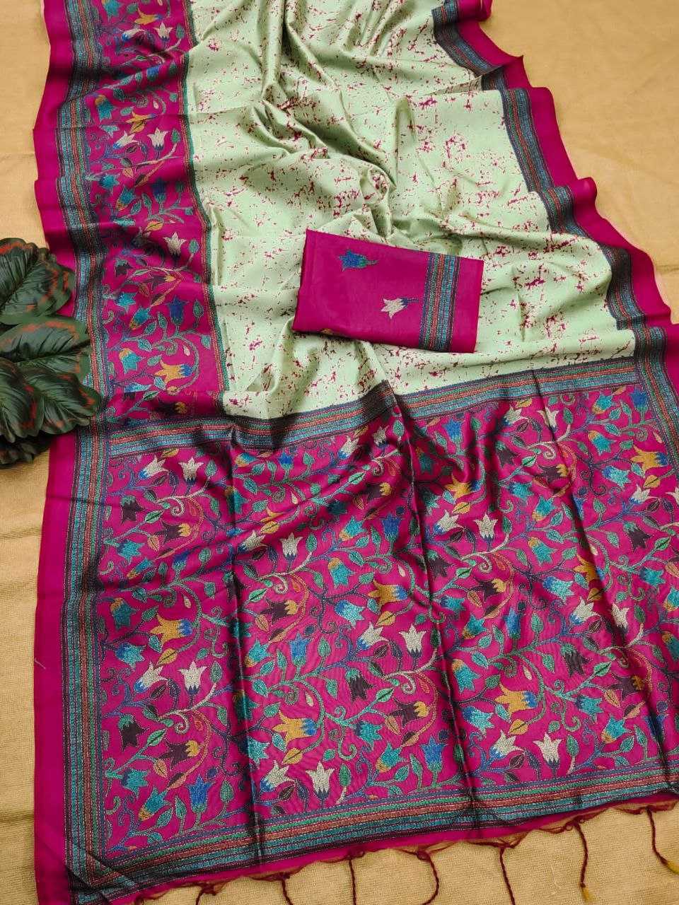 Ynf Tussar Silk KESH532 YOGITA JAL 2 Silk Sarees Wholesale Printed Silk Saree Manufacturer