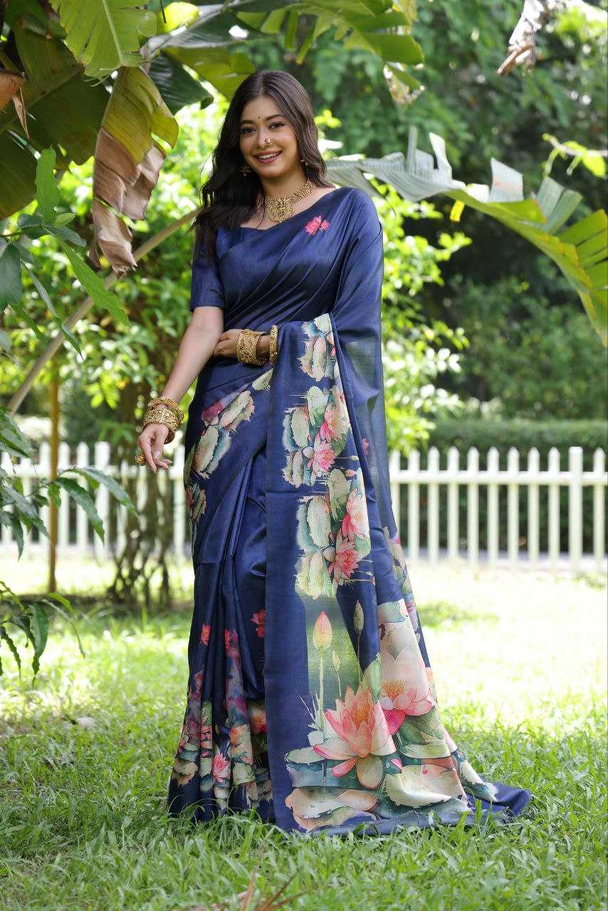 Ynf Tussar Silk KESH532 YOGITA LOTUS 3 Silk Sarees Wholesale Tussar Silk Sarees Manufacturer