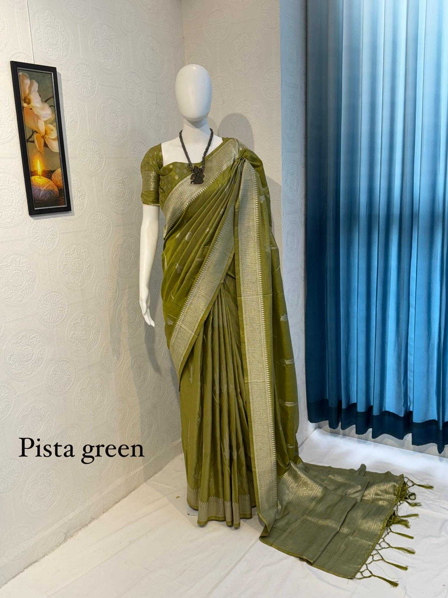 Ynf Tussar Silk RIN118 STERIO Silk Sarees Wholesale Tussar Silk Sarees Designer Silk Sarees Zari Border Silk Sarees Manufacturer
