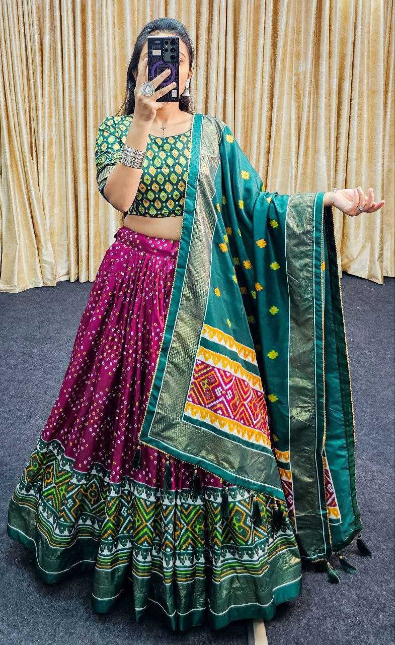 Ynf Tussar Silk RIN131 JANVI Lehengas Wedding Collections Festive Collections Wholesale Silk Lehenga Printed Lehenga Designer Lehenga Choli Manufacturer