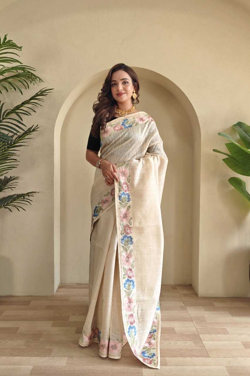 Ynf Tussar Silk RIN197 3013 Sarees Wholesale Designer Sarees Party Wear Sarees Fancy Sarees Manufacturer