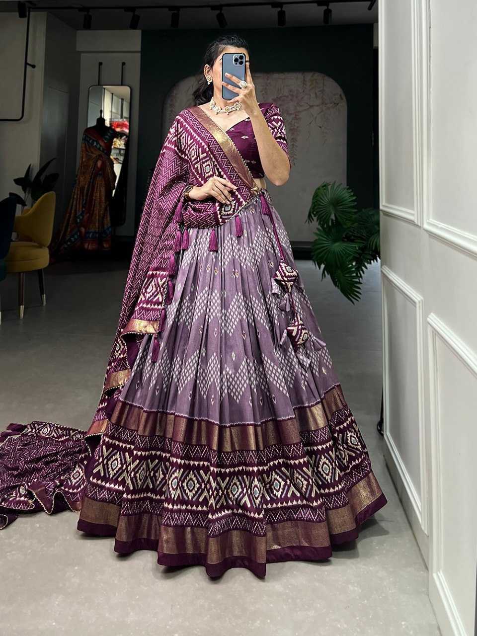 Ynf Tussar Silk RIN207 1425 Lehengas Wholesale Designer Lehenga Fancy Lehenga Traditional Lehenga Manufacturer