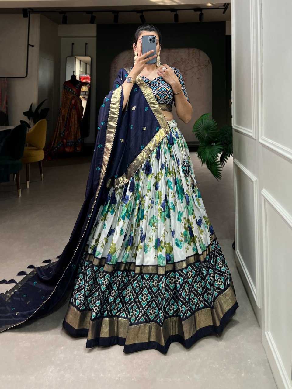 Ynf Tussar Silk RIN207 1431 Lehengas Wholesale Designer Lehenga Fancy Lehenga Traditional Lehenga Manufacturer