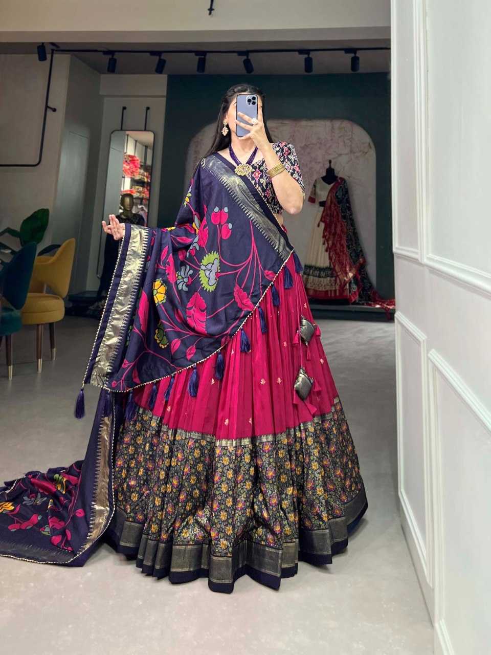 Ynf Tussar Silk RIN207 1501 Lehengas Wholesale Designer Lehenga Fancy Lehenga Traditional Lehenga Manufacturer
