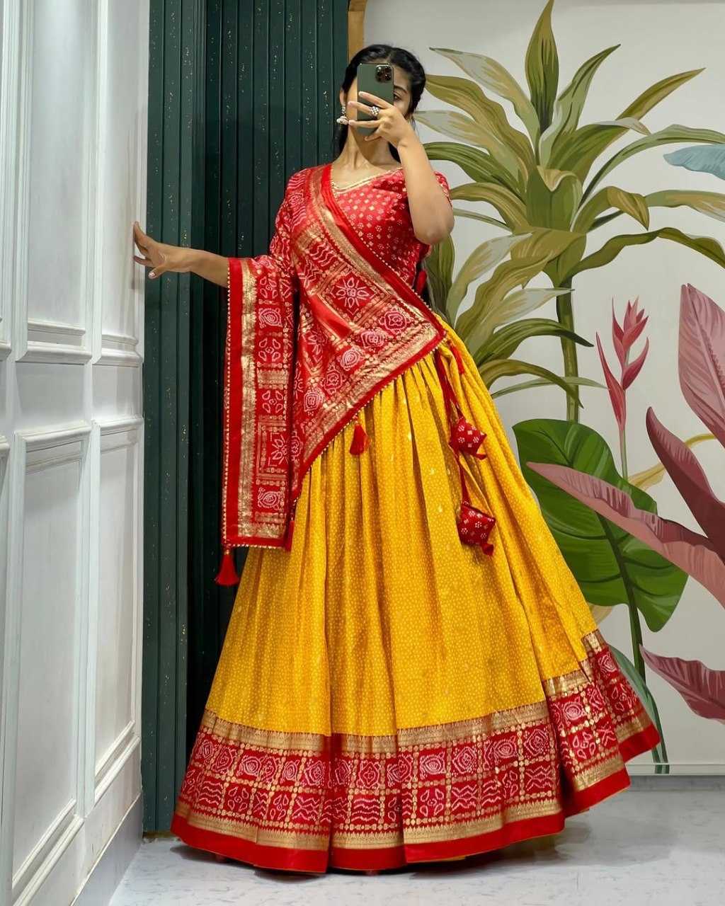 Ynf Tussar Silk RIN207 1521 Lehengas Wedding Collections Festive Collections Wholesale Silk Lehenga Printed Lehenga Designer Lehenga Choli Manufacturer