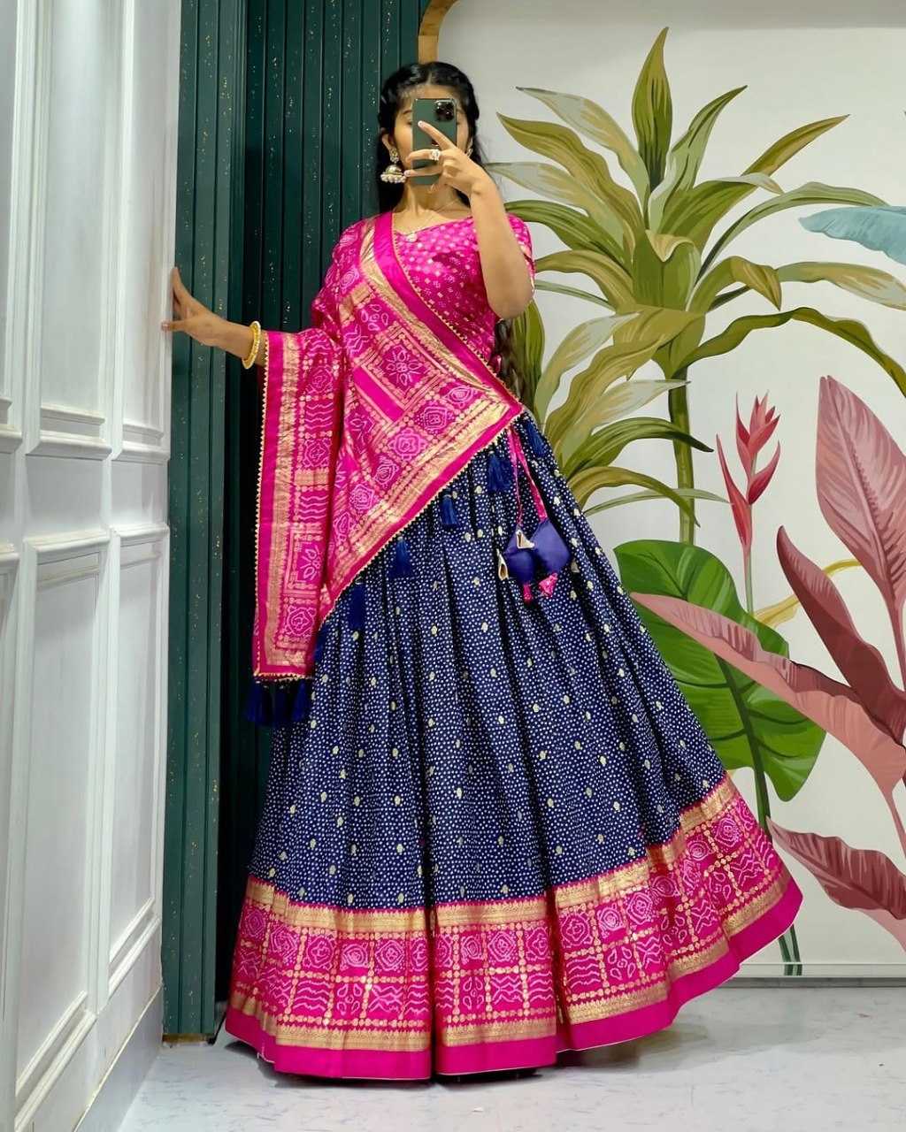 Ynf Tussar Silk RIN207 1521 Lehengas Wedding Collections Festive Collections Wholesale Silk Lehenga Printed Lehenga Lehenga With Blouse Manufacturer