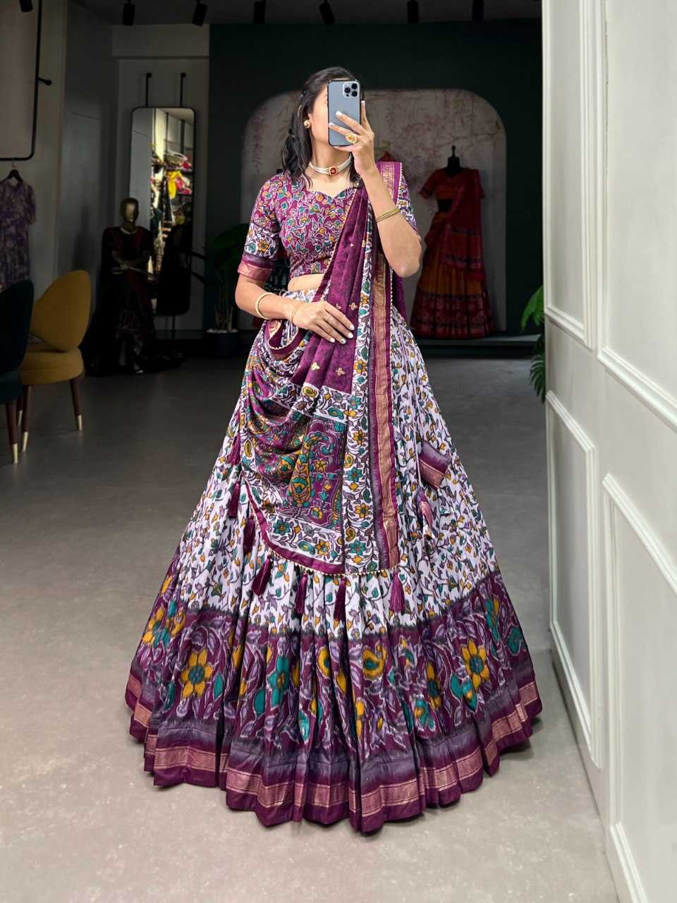 Ynf Tussar Silk RIN207 1523 Lehengas Wholesale Designer Lehenga Fancy Lehenga Traditional Lehenga Manufacturer