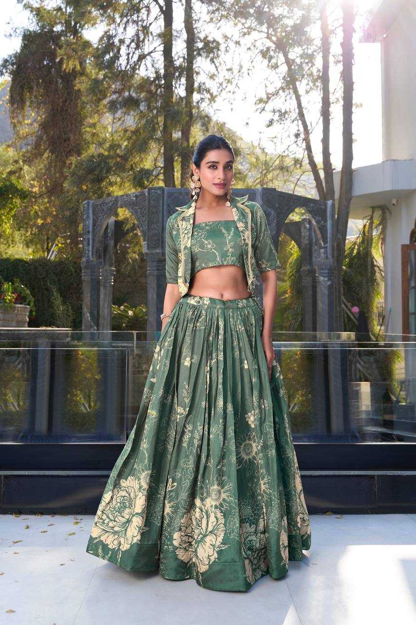 Ynf Tussar Silk RIN222 67 Lehengas Wholesale Designer Lehenga Silk Lehenga Printed Lehenga Manufacturer