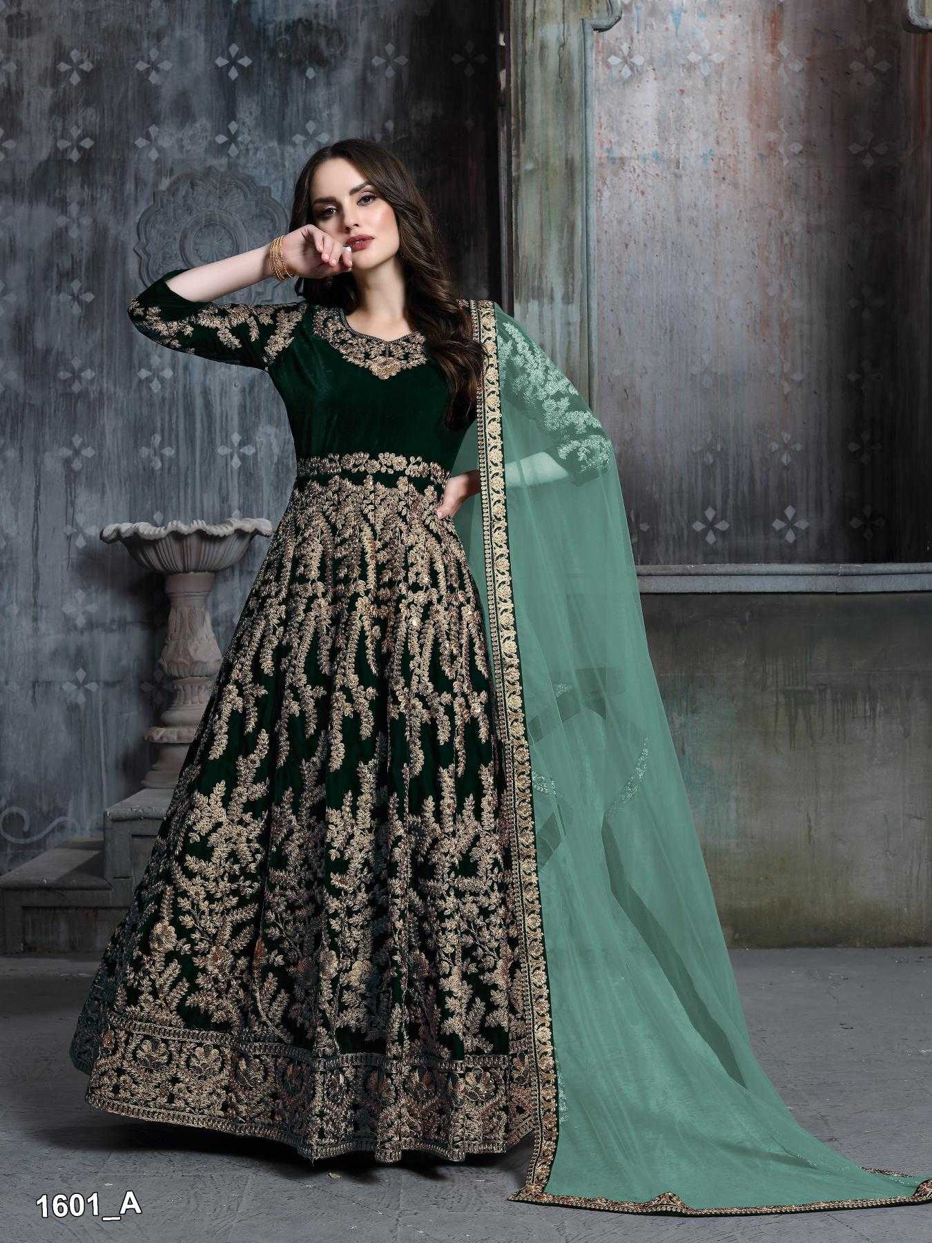 Ynf Velvet RIN197 1600 Gowns Wholesale Wedding Gown Designer Gowns Velvet Gowns Manufacturer