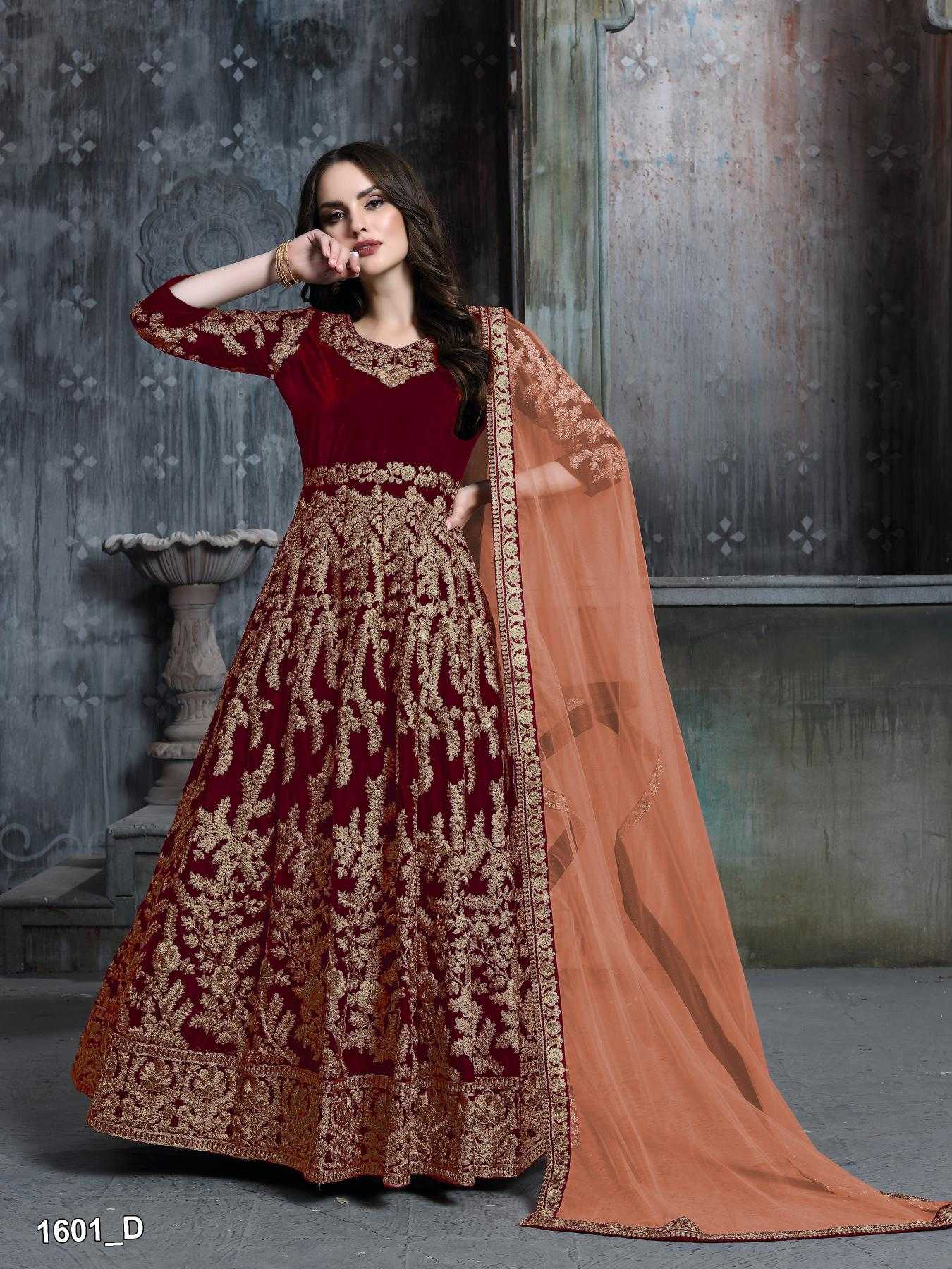 Ynf Velvet RIN197 1600 Gowns Wholesale Wedding Gown Designer Gowns Velvet Gowns Manufacturer