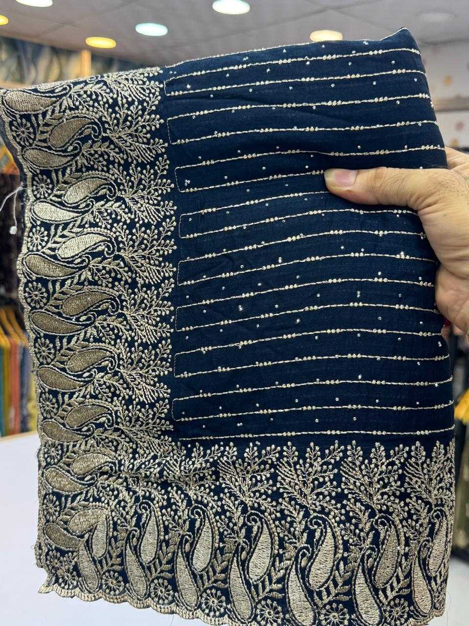 Ynf Vichitra Silk KESH114 2795 Silk Sarees Wholesale Zari Border Silk Sarees Embroidered Silk Sarees Silk Sarees With Stone Work Manufacturer