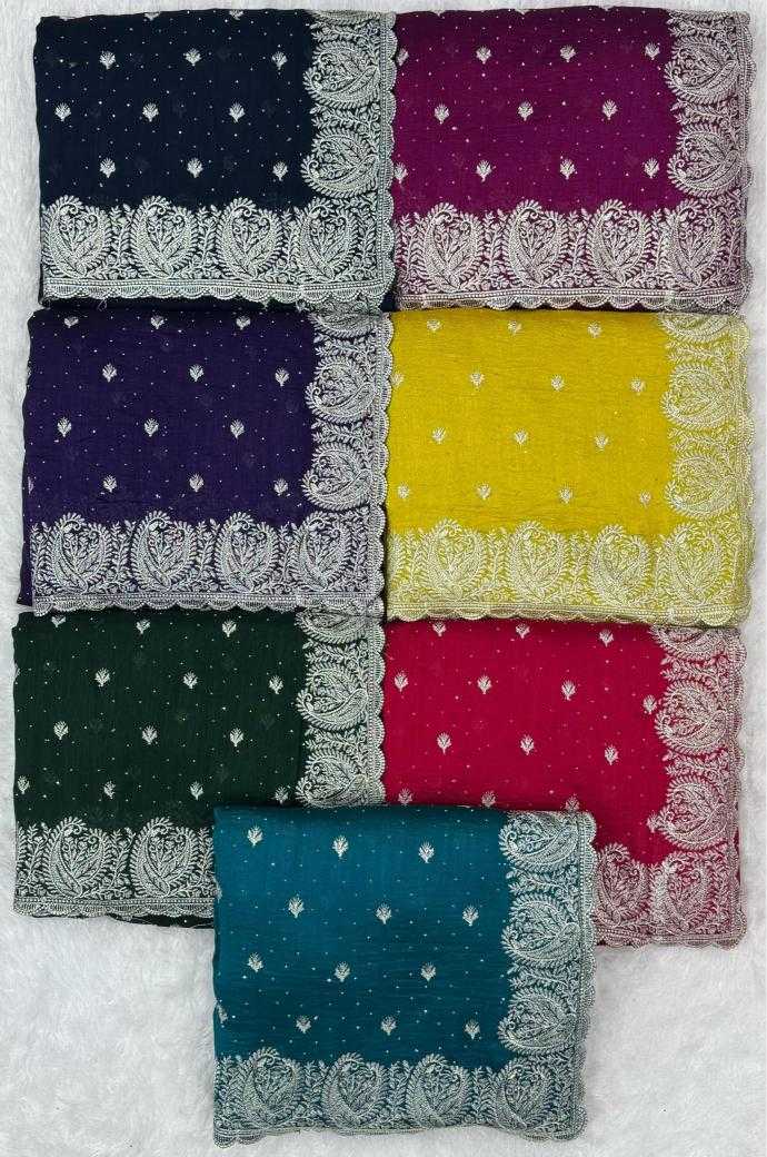 Ynf Vichitra Silk KESH114 3458 Light Sarees Wholesale Designer Sarees Kashmiri Sarees Stone Work Saree Manufacturer