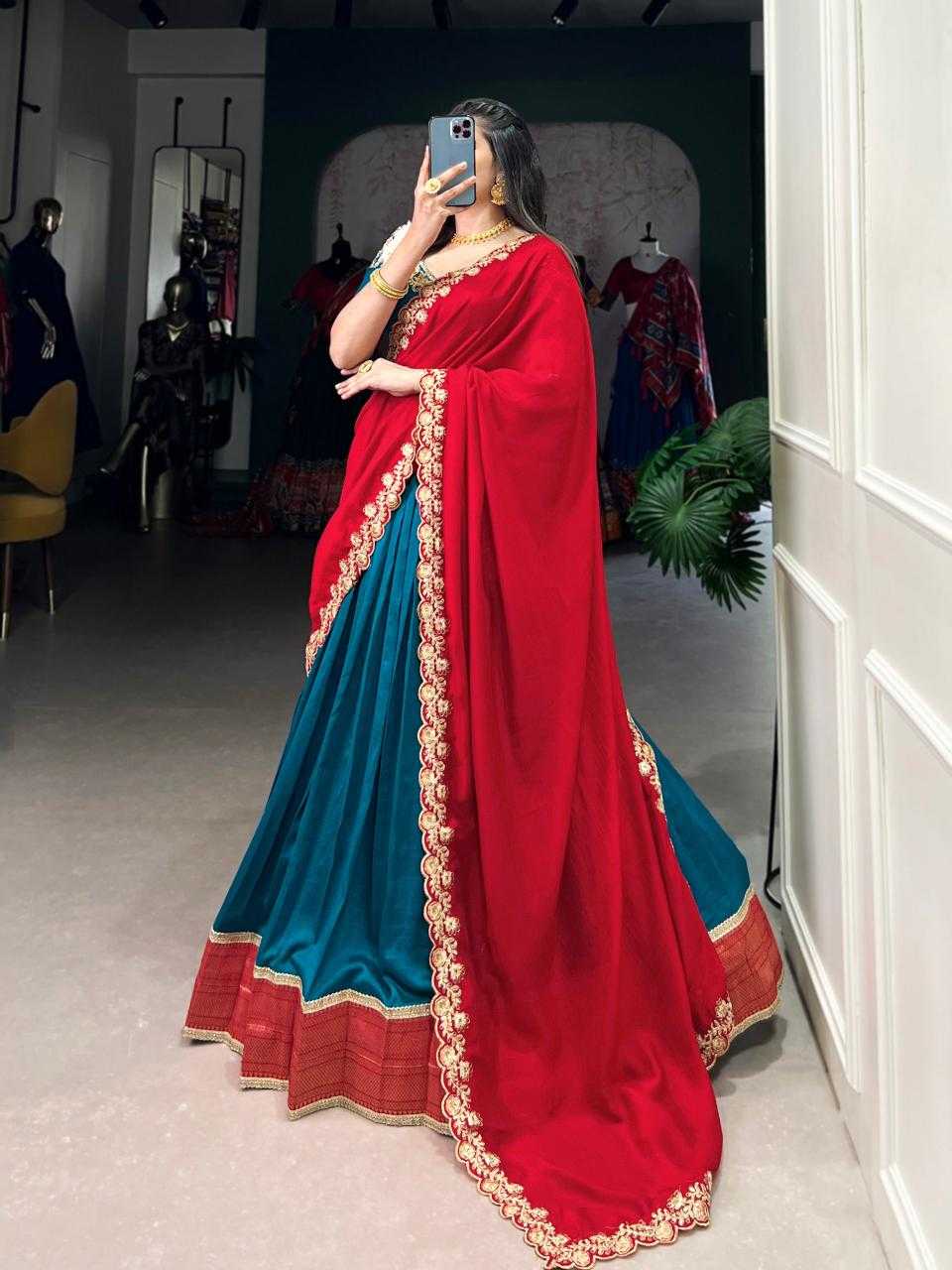 Ynf Vichitra Silk KESH134 2049 Lehengas Festive Collections Wholesale Silk Lehenga Zari Work Lehenga Onam Collections Manufacturer
